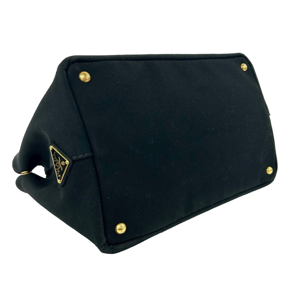 PRADA Black Canvas Shoulder Bag - Picture 7 of 10